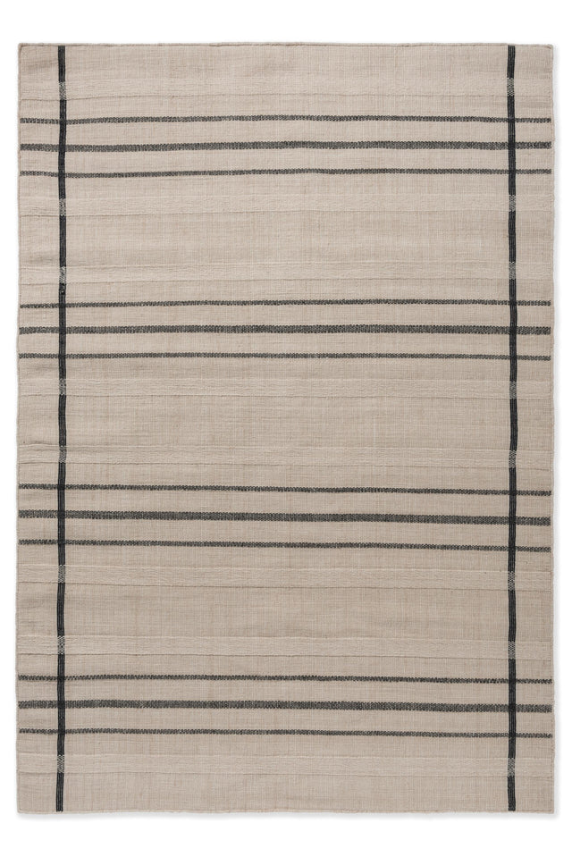 Brink & Campman Zona Charcoal Line 4'7 x 6'7 Rug