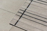 Brink & Campman Zona Charcoal Line 6'7 x 9'2 Rug