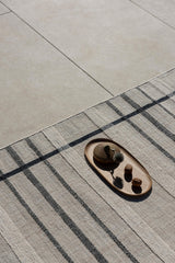 Brink & Campman Zona Charcoal Line 6'7 x 9'2 Rug