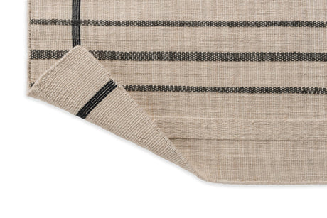 Brink & Campman Zona Charcoal Line 6'7 x 9'2 Rug