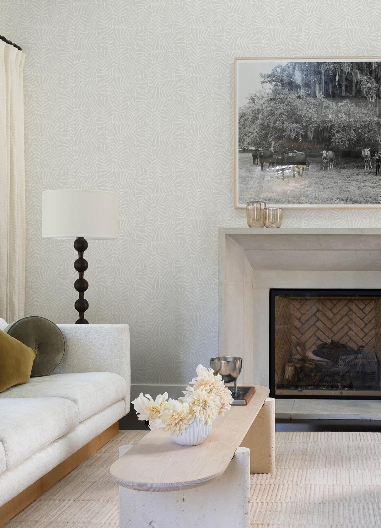 A-Street Prints Drew & Jonathan Home IV Gabriel Pearl Wallpaper