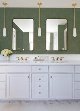 A-Street Prints Drew & Jonathan Home IV Reid Evergreen Wallpaper