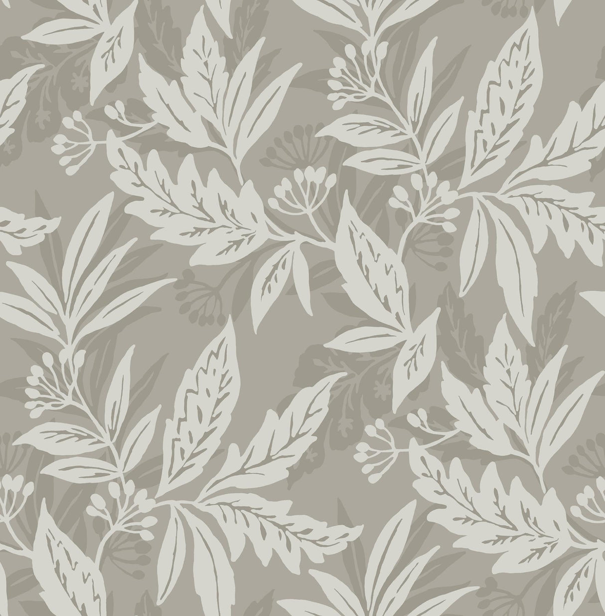 A-Street Prints Drew & Jonathan Home IV Anita Pewter Wallpaper