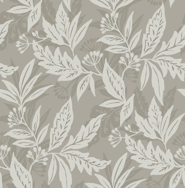 A-Street Prints Drew & Jonathan Home IV Anita Pewter Wallpaper