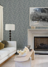 A-Street Prints Drew & Jonathan Home IV Gabriel Teal Wallpaper