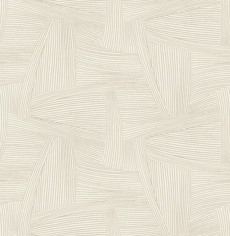 A-Street Prints Drew & Jonathan Home IV Reid Light Brown Wallpaper