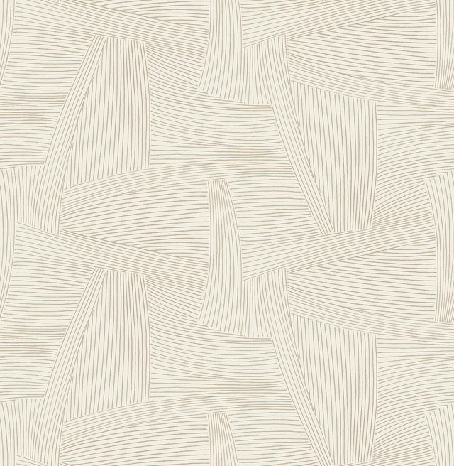 A-Street Prints Drew & Jonathan Home IV Reid Light Brown Wallpaper