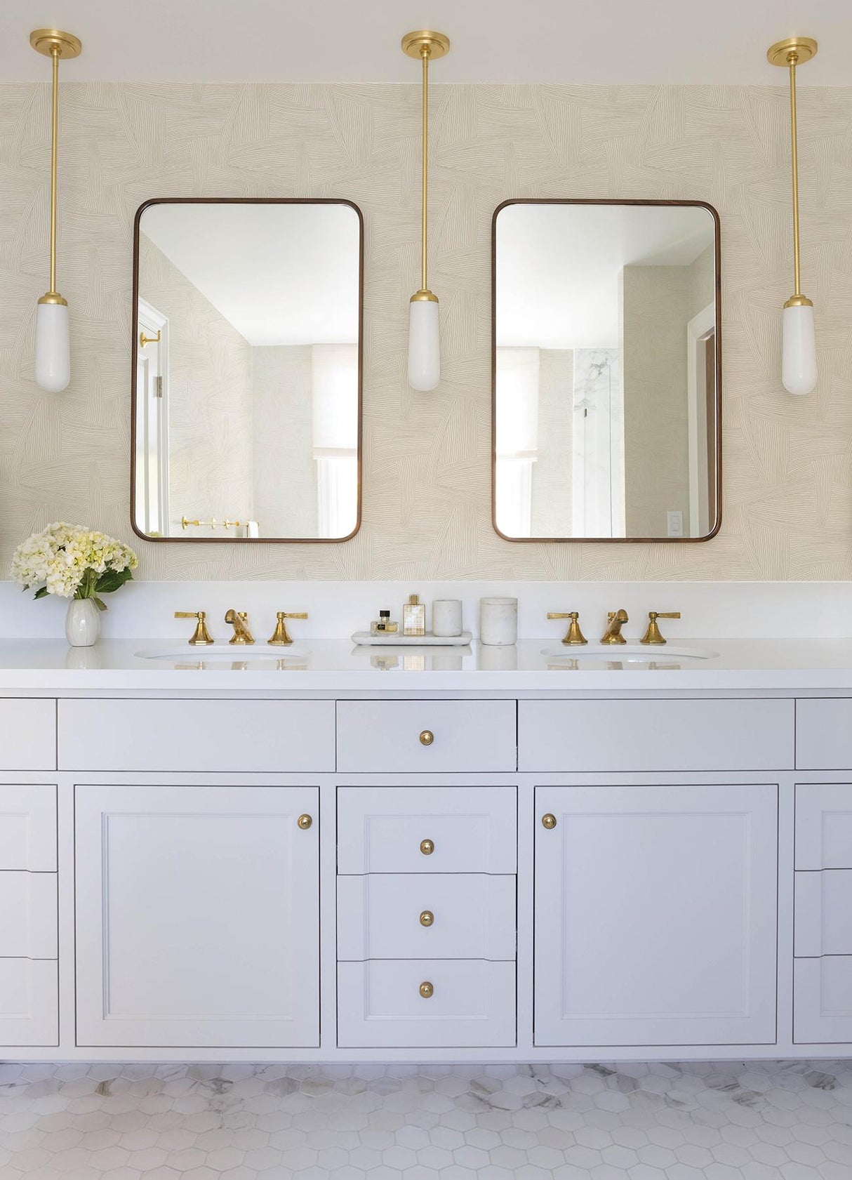 A-Street Prints Drew & Jonathan Home IV Reid Light Brown Wallpaper