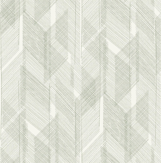 A-Street Prints Drew & Jonathan Home IV Bryant Evergreen Wallpaper