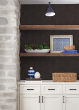 A-Street Prints Drew & Jonathan Home IV Hollenback Black Wallpaper