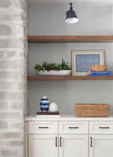 A-Street Prints Drew & Jonathan Home IV Hollenback Pearl Wallpaper