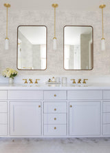 A-Street Prints Drew & Jonathan Home IV Reid Grey Wallpaper