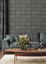 A-Street Prints Drew & Jonathan Home IV Bronson Slate Wallpaper