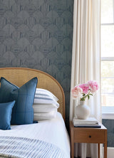 A-Street Prints Drew & Jonathan Home IV Meyberg Blue Wallpaper