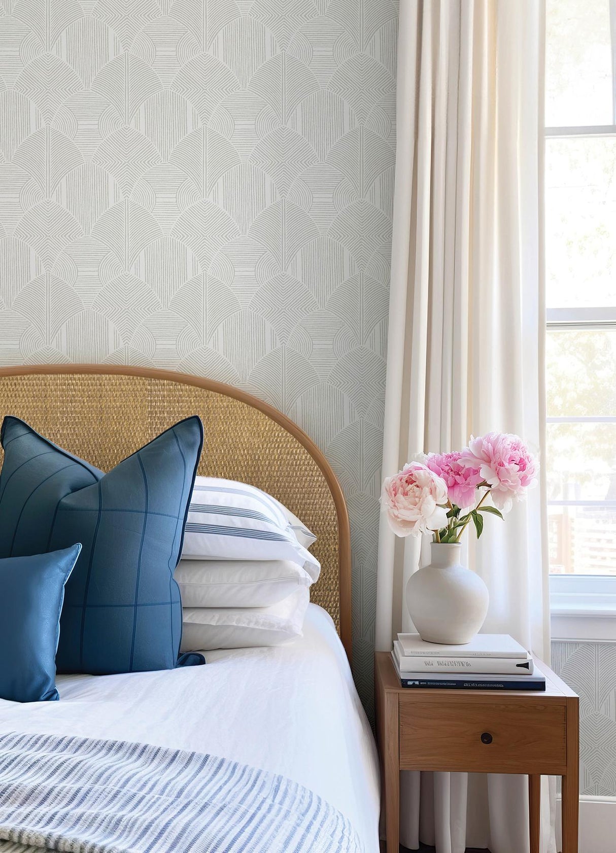 A-Street Prints Drew & Jonathan Home IV Meyberg Silver Wallpaper
