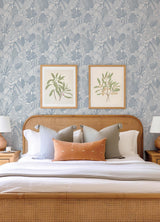 A-Street Prints Drew & Jonathan Home IV Mathias Blue Wallpaper
