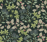 A-Street Prints Drew & Jonathan Home IV Mildred Evergreen Wallpaper