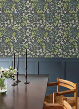 A-Street Prints Drew & Jonathan Home IV Mildred Charcoal Wallpaper