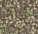 A-Street Prints Drew & Jonathan Home IV Mildred Espresso Wallpaper