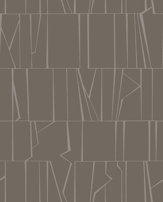 A-Street Prints Drew & Jonathan Home IV Huntington Chocolate Wallpaper