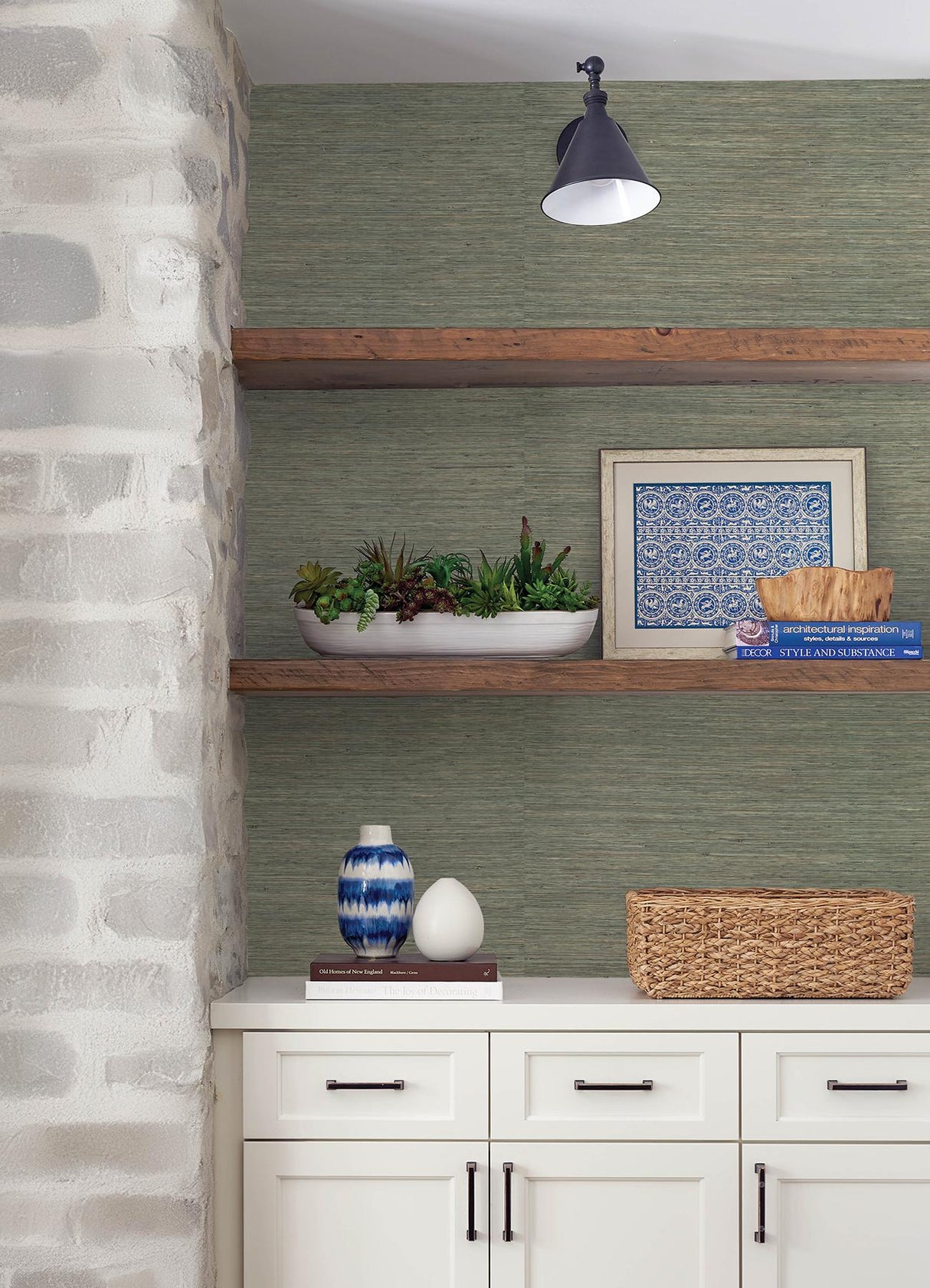 A-Street Prints Drew & Jonathan Home IV Reynier Moss Wallpaper