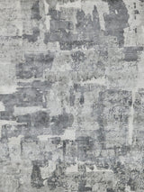 Exquisite Rugs Papyrus 6801 Gray Wool/Bamboo Silk handloomed 10' x 8' Area Rug