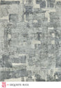 Exquisite Rugs The Met X Exquisite Rugs Papyrus 6803 Gray 9' x 12' Area Rug