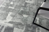 Exquisite Rugs Papyrus 6803 Gray Wool/Bamboo Silk handloomed 12' x 9' Area Rug