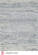 Exquisite Rugs The Met X Exquisite Rugs Travertine 6804 Silver 6' x 9' Area Rug