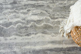 Exquisite Rugs Travertine 6804 Silver Wool/Bamboo Silk handloomed 12' x 9' Area Rug