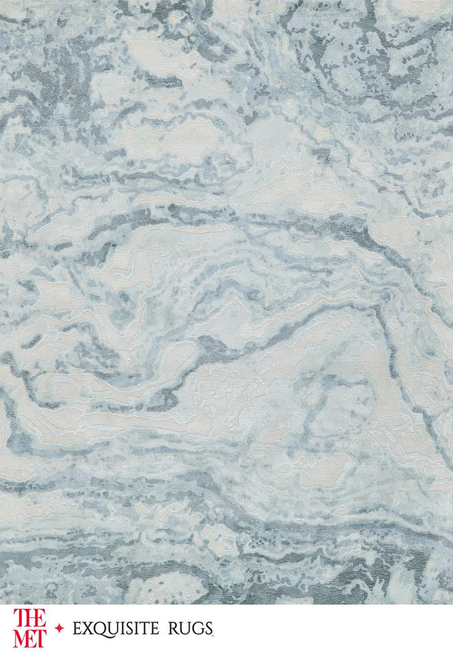 Exquisite Rugs The Met X Exquisite Rugs Saccara 6806 Blue 10' x 14' Area Rug