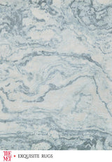 Exquisite Rugs The Met X Exquisite Rugs Saccara 6806 Blue 9' x 12' Area Rug