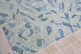 Exquisite Rugs Botanica 6808 Blue/Ivory/Multi New Zealand Wool hand-tufted 15' x 12' Area Rug