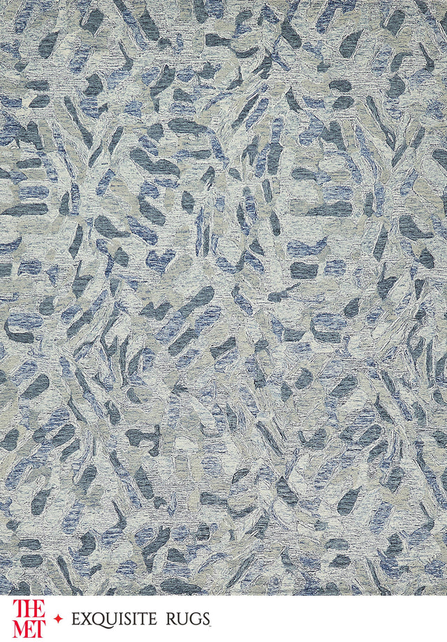 Exquisite Rugs The Met X Exquisite Rugs Botanica 6808 Blue/Ivory/Multi 6' x 9' Area Rug