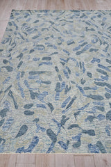 Exquisite Rugs Botanica 6808 Blue/Ivory/Multi New Zealand Wool hand-tufted 10' x 8' Area Rug
