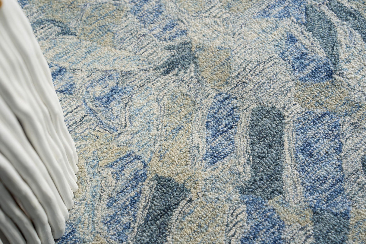 Exquisite Rugs Botanica 6808 Blue/Ivory/Multi New Zealand Wool hand-tufted 10' x 8' Area Rug