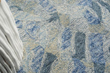 Exquisite Rugs Botanica 6808 Blue/Ivory/Multi New Zealand Wool hand-tufted 10' x 8' Area Rug