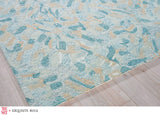 Exquisite Rugs The Met X Exquisite Rugs Botanica 6809 Turquoise/Ivory/Multi 12' x 15' Area Rug