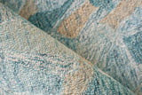 Exquisite Rugs Botanica 6809 Turquoise/Ivory/Multi New Zealand Wool hand-tufted 8' x 5' Area Rug