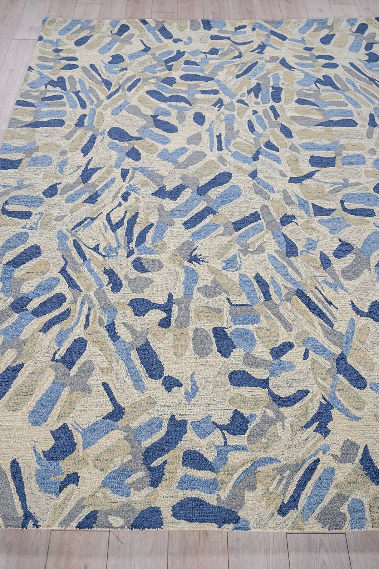 Exquisite Rugs Botanica 6810 Navy/Ivory/Multi New Zealand Wool hand-tufted 15' x 12' Area Rug