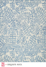 Exquisite Rugs The Met X Exquisite Rugs Botanica 6811 Light Blue/Ivory 6' x 9' Area Rug