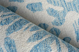 Exquisite Rugs Botanica 6811 Light Blue/Ivory New Zealand Wool hand-tufted 9' x 6' Area Rug