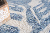 Exquisite Rugs Botanica 6813 Blue/Ivory New Zealand Wool hand-tufted 10' x 8' Area Rug