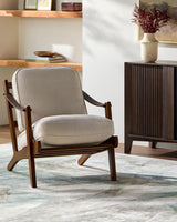 Surya Alcotte ALCT-001 31"H x 26"W x 35"D Accent Chair