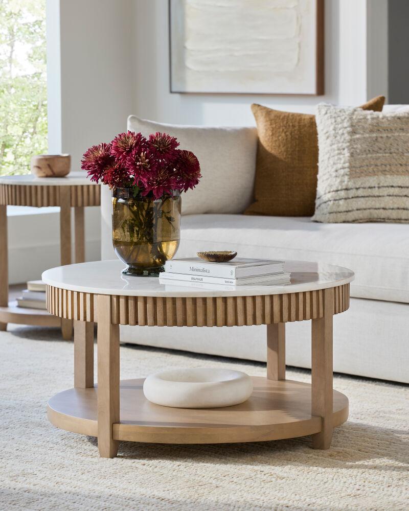Livabliss Rosemary BORS-002 17"H x 32"W x 32"D Accent Table