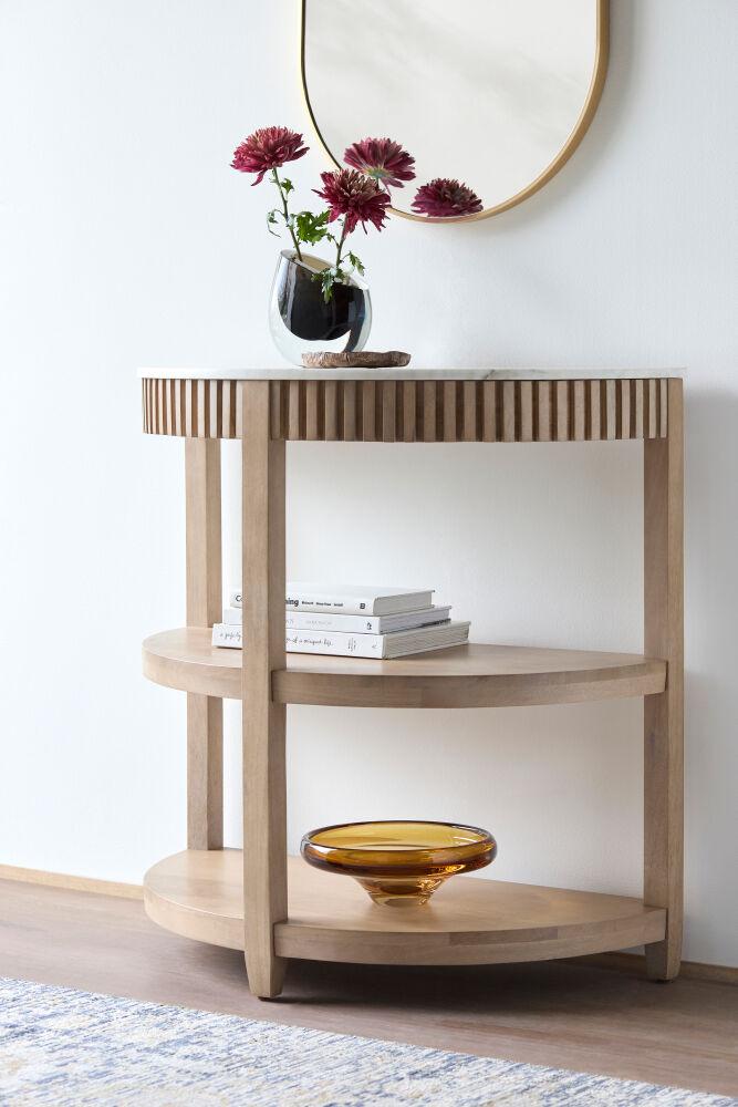 Livabliss Rosemary BORS-003 32"H x 32"W x 16"D Accent Table