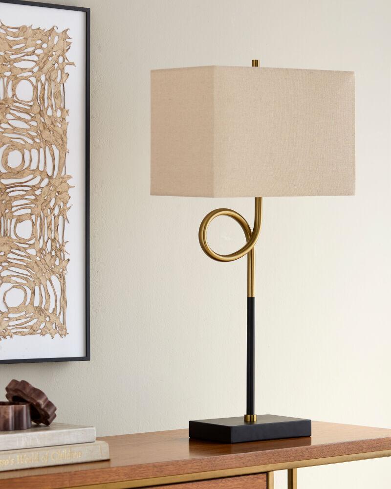 Livabliss Manila MIL-001 29"H x 14"W x 8"D Table Lighting