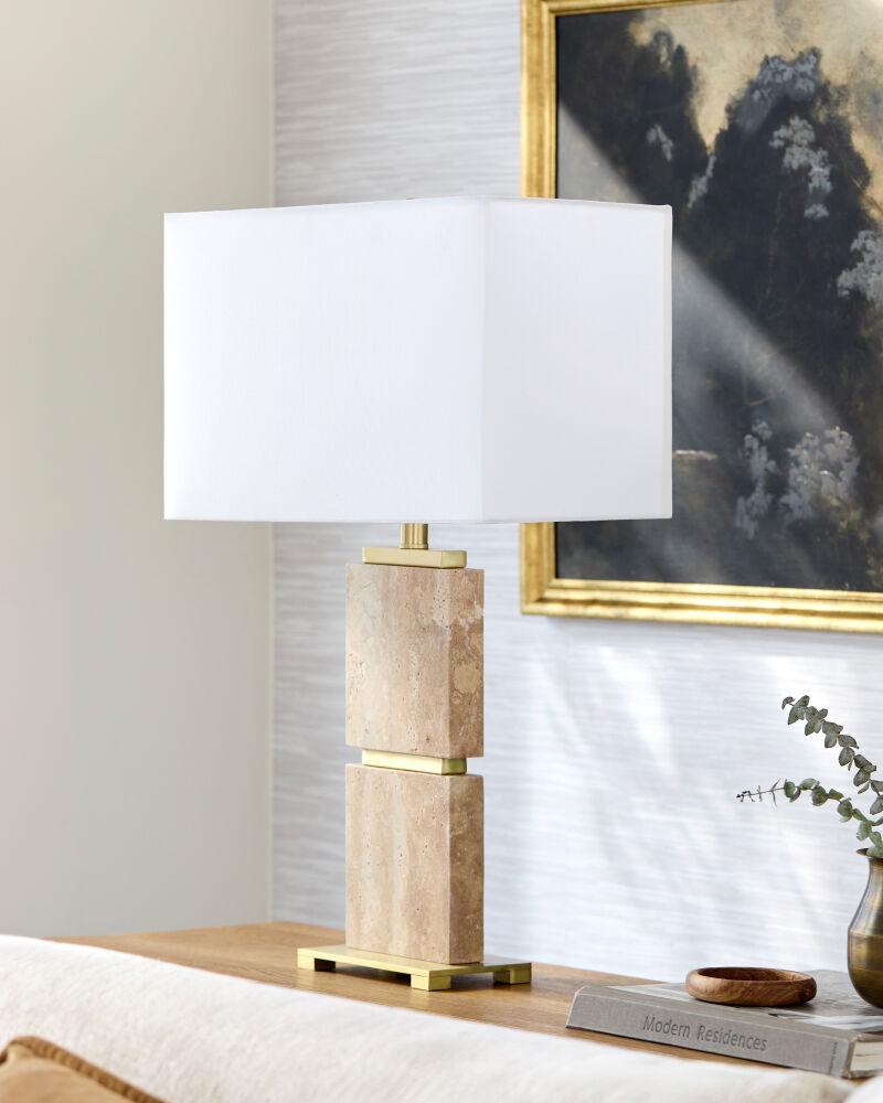 Surya Ponta PNT-003 28"H x 16"W x 10"D Table Lighting