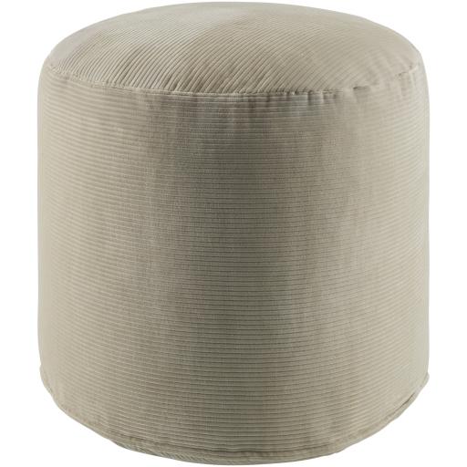 Surya Roy ROPF-001 18"H x 16"W x 16"D Pouf