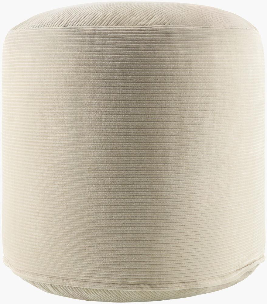 Surya Roy ROPF-001 16"H x 18"W x 18"D Pouf